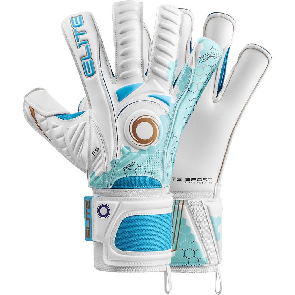 Elite Sport Orca Torwarthandschuhe - Weiß / Skyblue  | Produktbild 