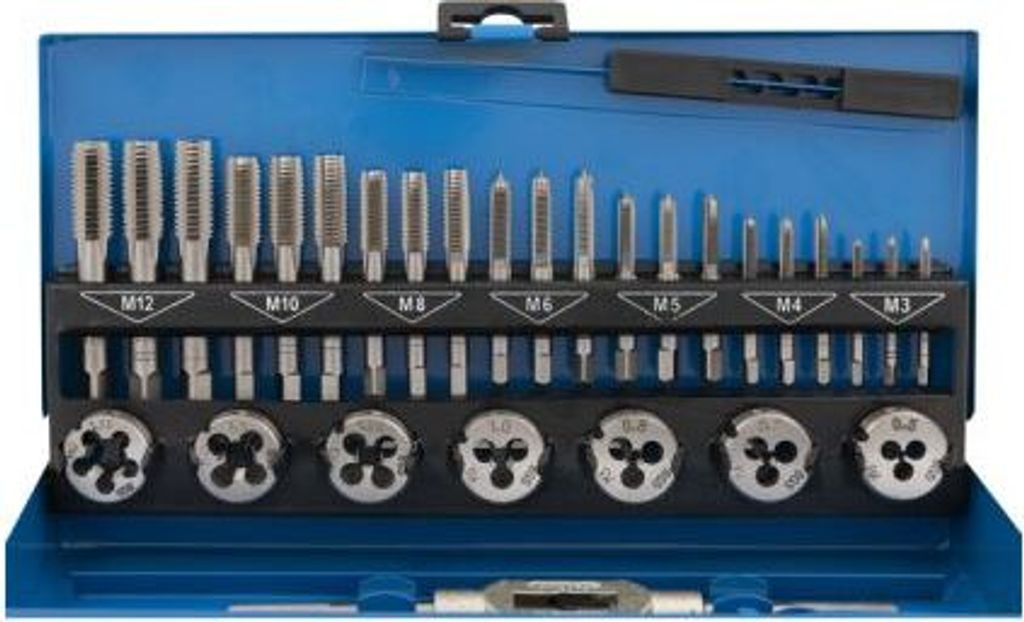KIT DE FILETAGE avec jeu de tarauds STIER, 45 pices (M3-12) EUR 88,83