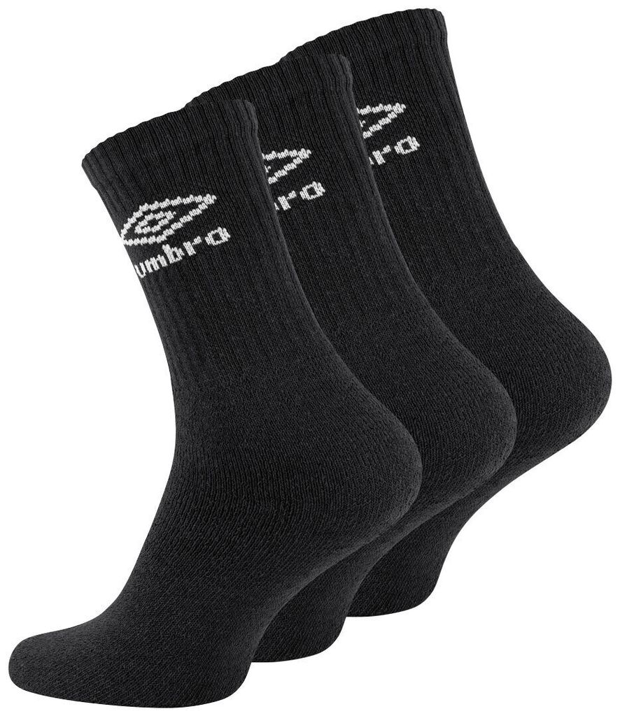 Umbro Sportsocken 12 Paar Umbro Socken 43-46 schwarz Produktbild 