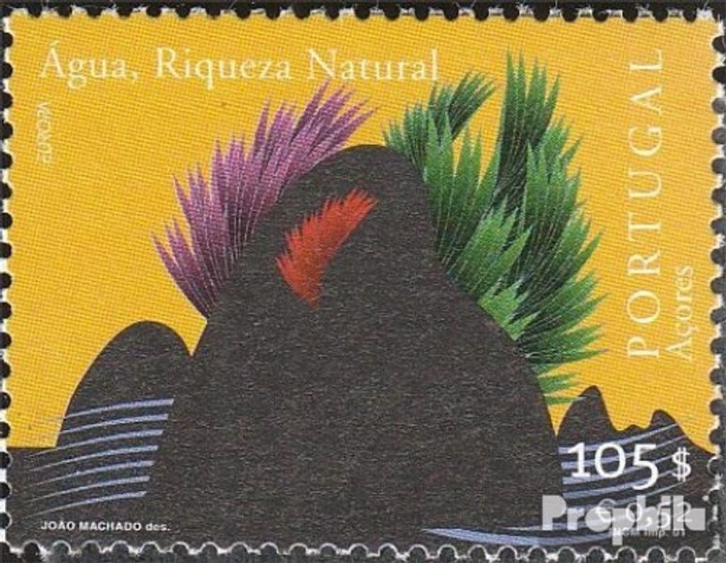 Briefmarken Portugal - Azoren 2001 Mi 478 (kompl.Ausg.) postfrisch Wasser