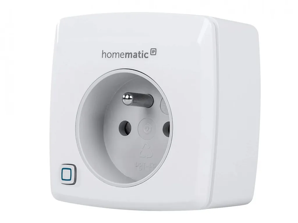 Prise connectée programmable Homematic IP pour pilotage à distance