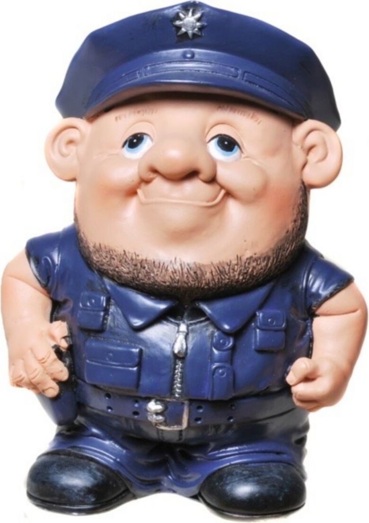Funny Beruf - Spardose "Polizist" mit Pfropfen