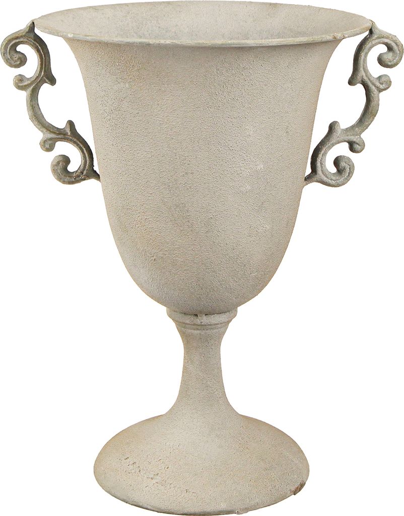Vintage Pokal Metall Antikoptik für Tischdeko und vielseitige Gestaltung