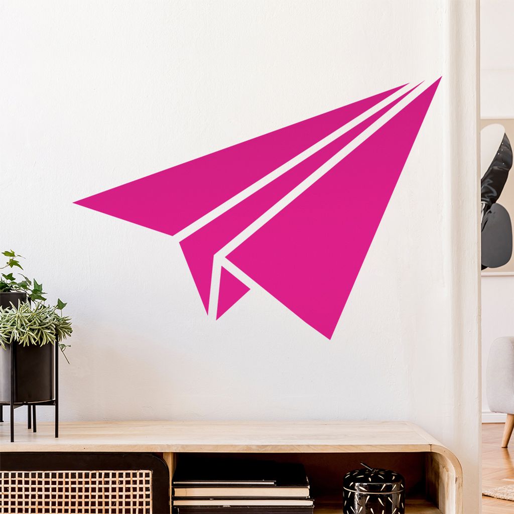 Papierfalten Papierflieger Wandtattoo Wandaufkleber Wall Sticker - Dekoration, Küche, Wohnzimmer, Schlafzimmer, Badezimmer