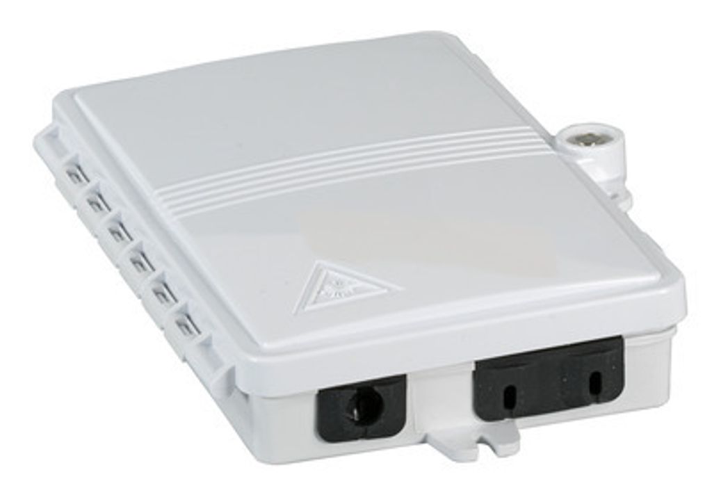 FTTH IP65 Anschlussbox für 4 Fasern, 2 Kupplungen und Faserüberlängenaufnahme Hersteller: EFB-Elektronik (FTTH-BOX-OUT-4)