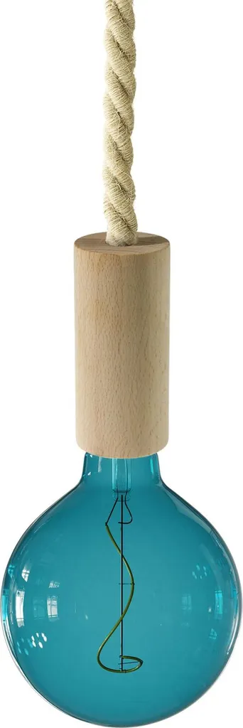 Sublimez votre intérieur avec cette suspension bois et cordon marin XL