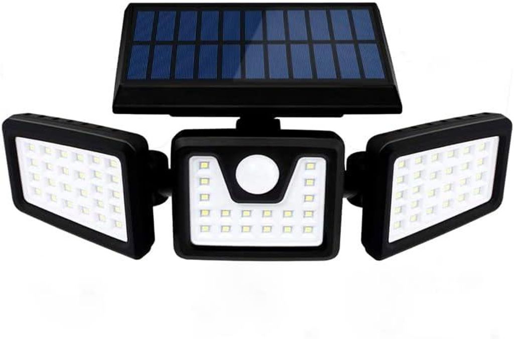 Solarleuchten Außen mit Bewegungsmelder, 74 LED Solar Produktbild 