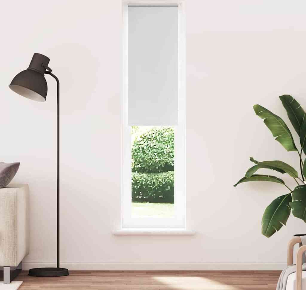 Verdunkelungsrollo Weiß 50x230cm Stoffbreite 45,7 cm Polyester
