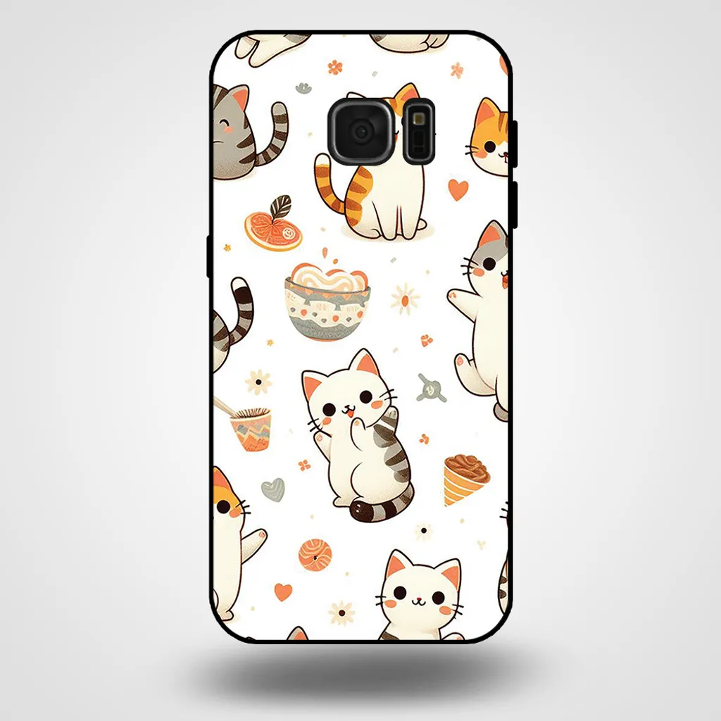 Custodia Samsung S7 Edge Gatti Smartphonica - Vera Occasione