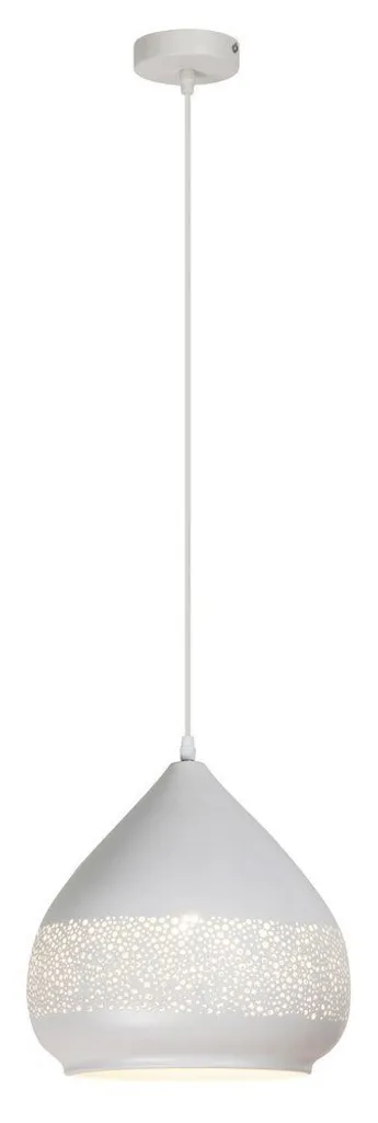 Suspension Rabalux 2279 Kaia E27 blanc ø270mm au style tropical chic