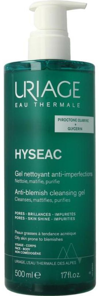 Uriage Hyseac Reinigingsgel (500 ml) Productafbeelding 