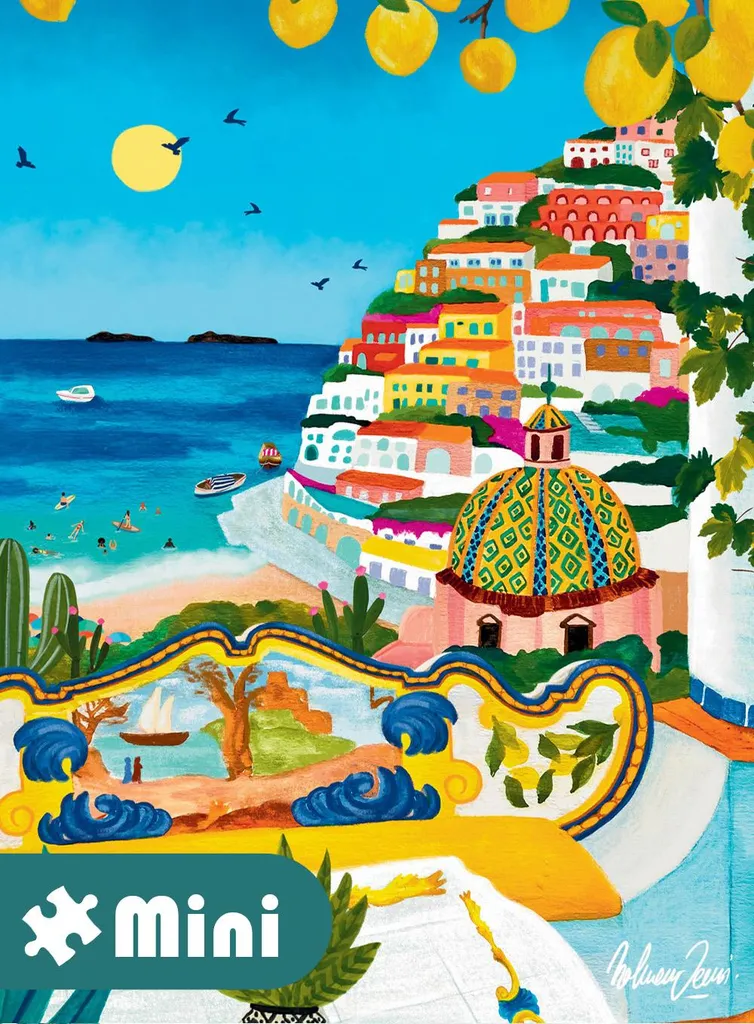 Petit puzzle de voyage Positano 96 pièces - Idéal pour cadeau et détente
