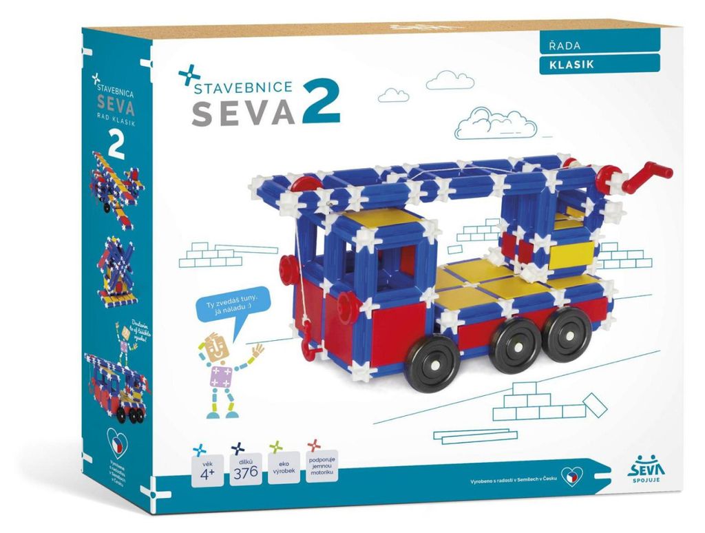 Bausatz SEVA 2 KLASIK, 376 Teile Produktbild 