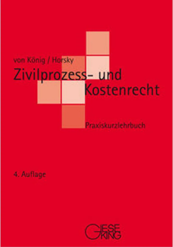 Zivilprozess- und Kostenrecht : Ouvrage bilingue de procédure et coûts