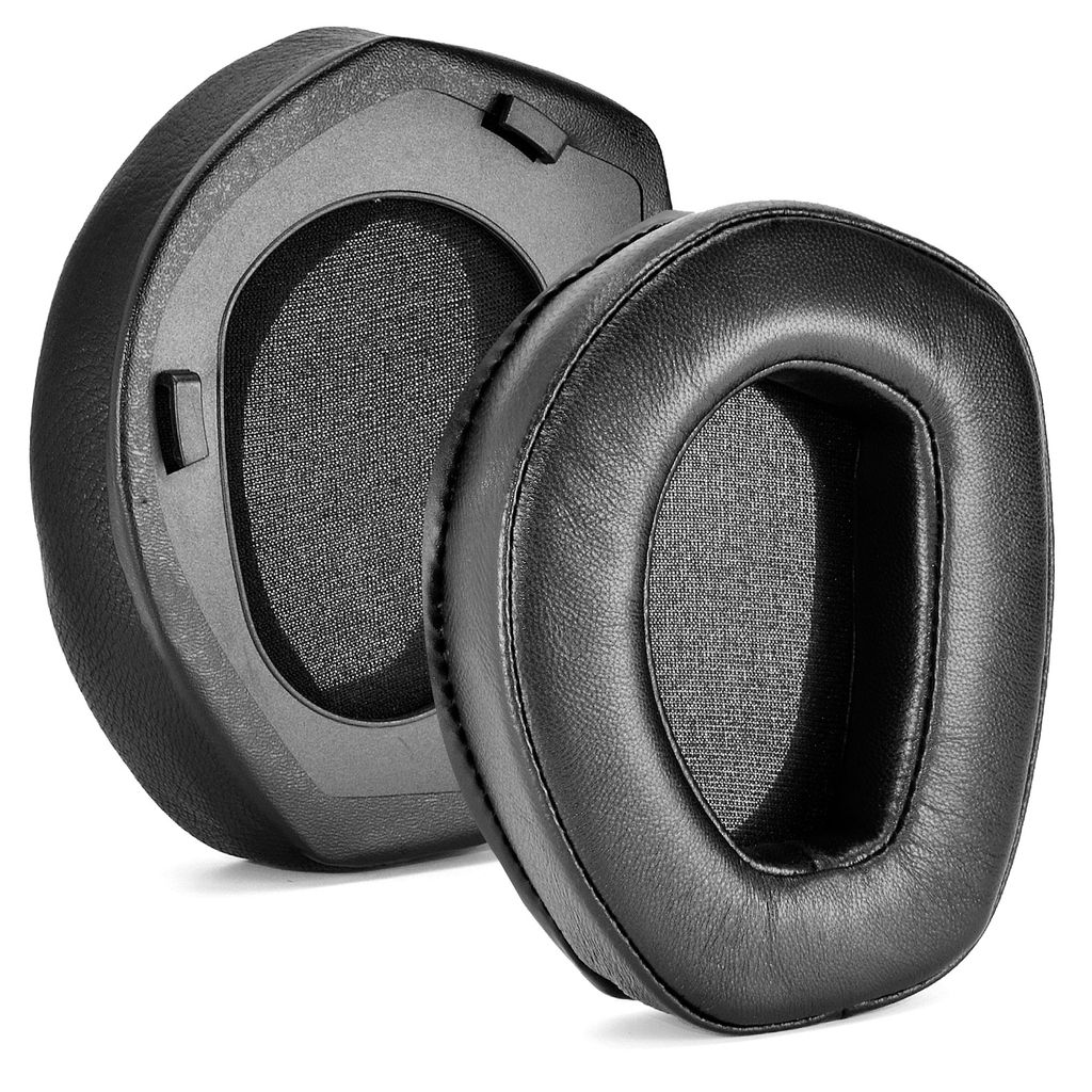 Leder-Ohrpolster Für Plantronics Blackwire C510/C520/C710/C720 – 1 Paar, Memory-Schaum, Schwarz