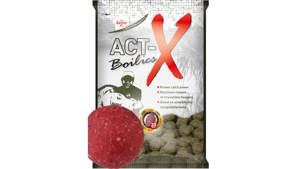 Carpa Zoom boilies Act-X 20mm 800g CZ9493 Immagine del prodotto 