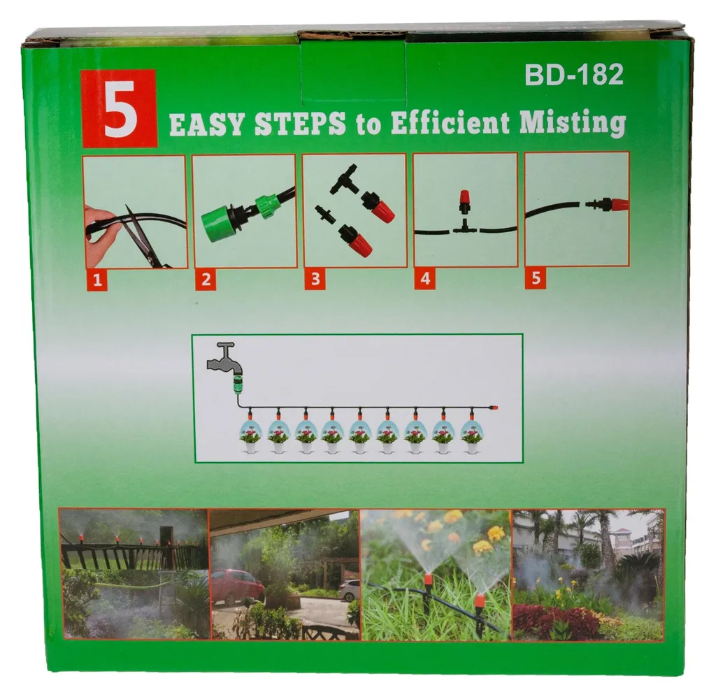 Tuyau d'irrigation modulable avec rideau d'eau haute performance 20m