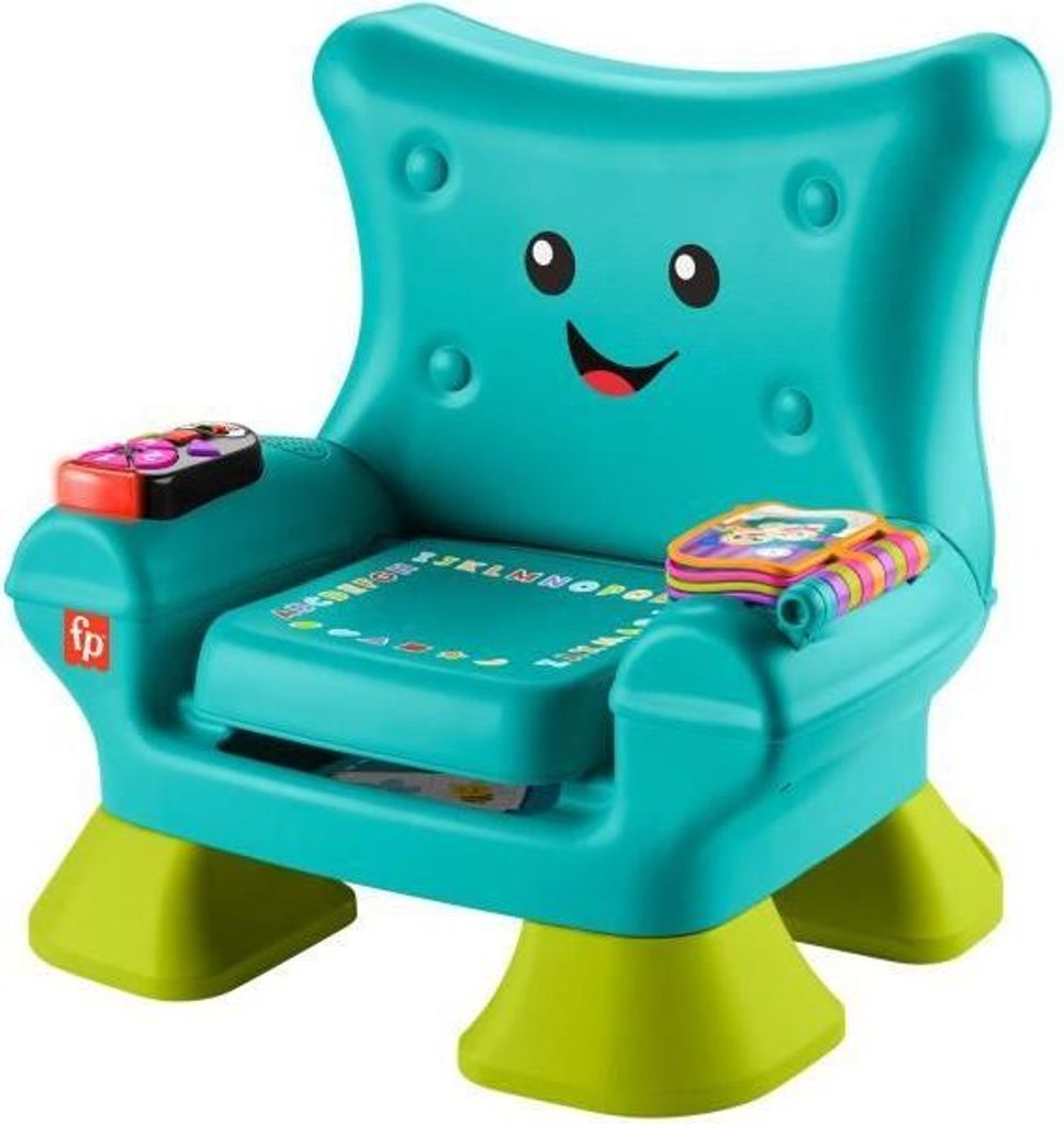 Fisher-Price Lernspaß-Spielstuhl, Elektronisch, 120 Lieder Sounds und Sätze, HYR97, 12+ Monate