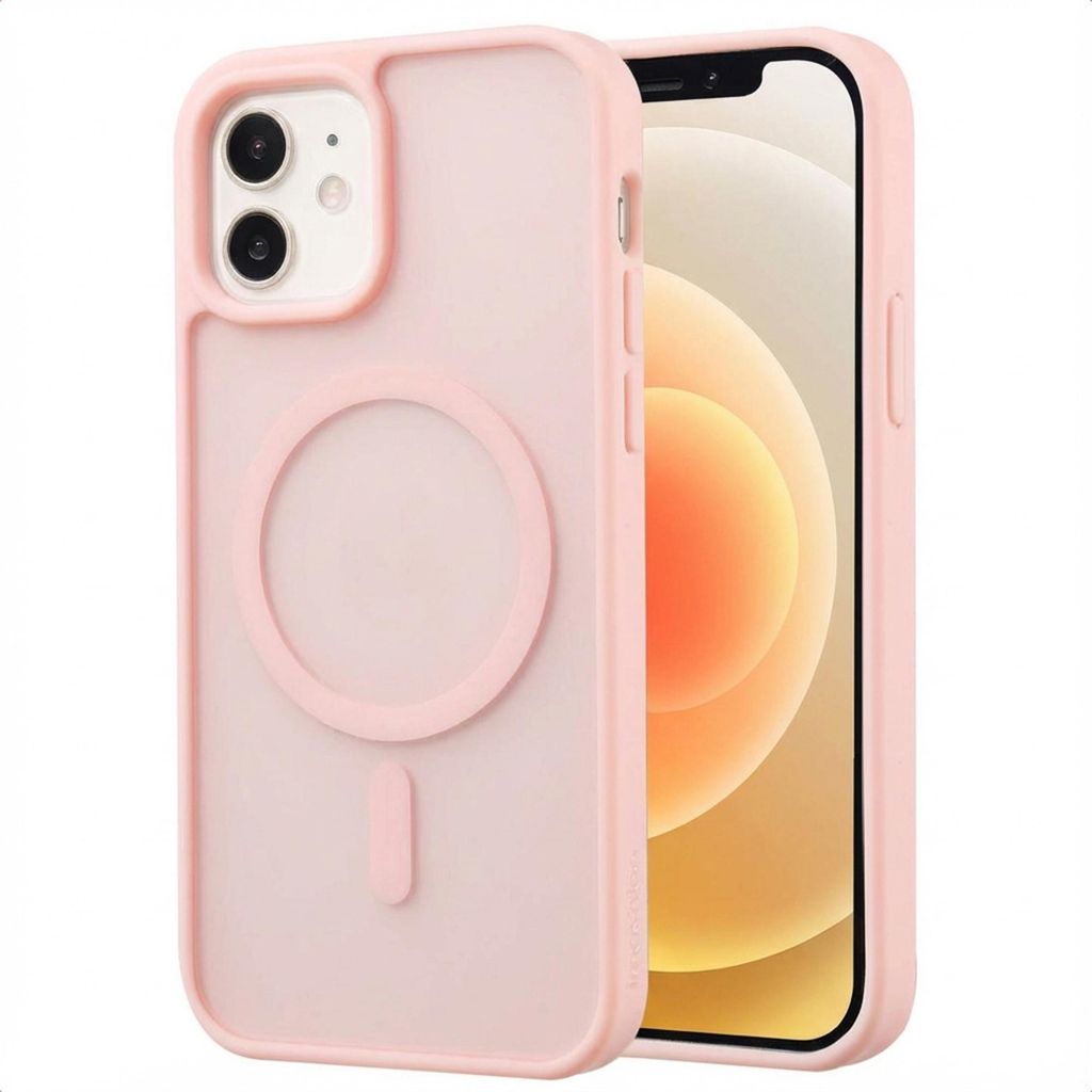 imoshion Color Guard Back Cover mit MagSafe iPhone 12 (Pro) - Hellrosa