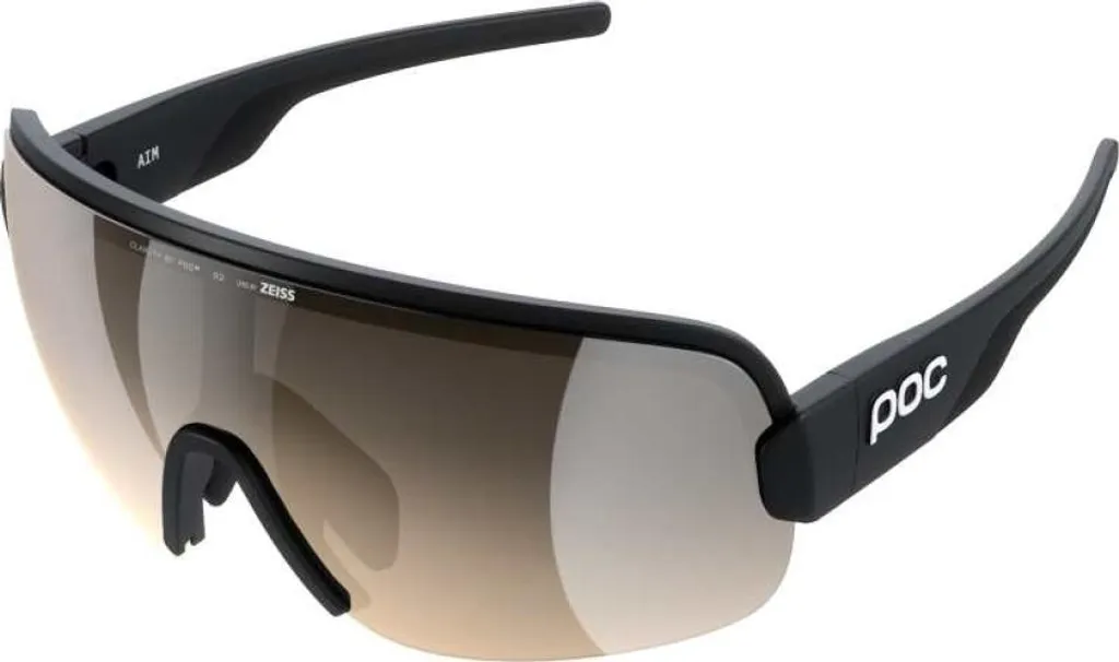 Lunettes de vélo POC AIM Noir : Protection UV et monture légère Grilamid