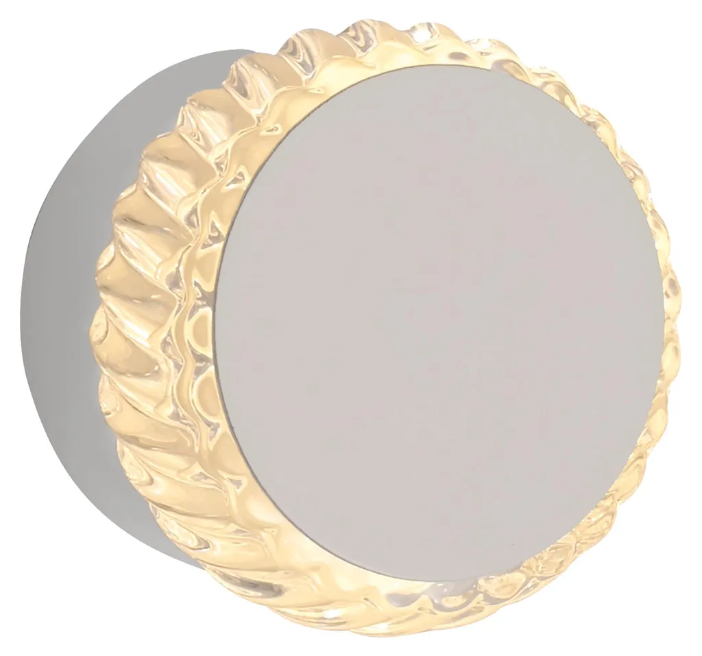Applique murale LED IGO 5W blanche Just Light blanc chaud 480lm 9,5cm