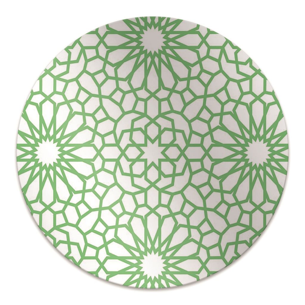 Rundmatte - Stuhlunterlage Bürostuhlunterlage - Rund Ø 100 cm - Bodenmatte - Fußmatte - Orientalische Blume.