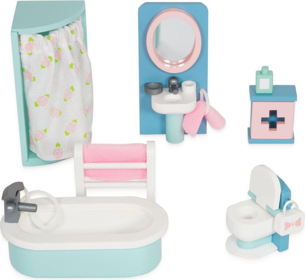 Le Toy Van Puppenhaus Badezimmermöbel DaisylaneHolz Set