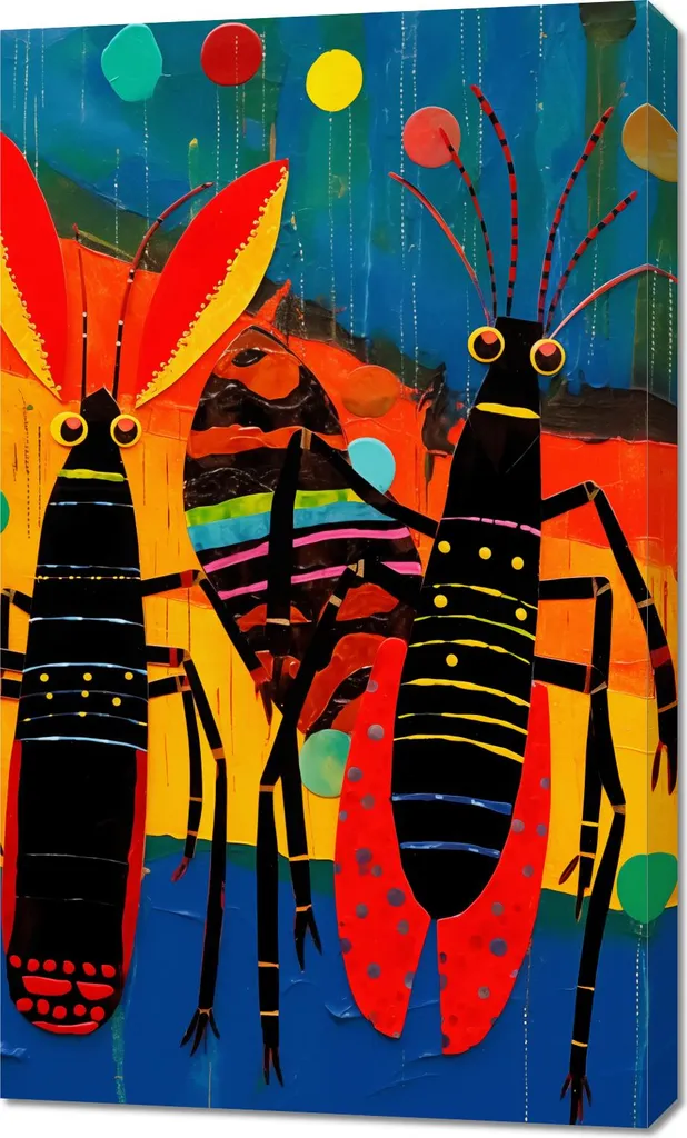 Tableau Rythmes dansants 60 x 100 cm : Idéal pour décorer votre salon