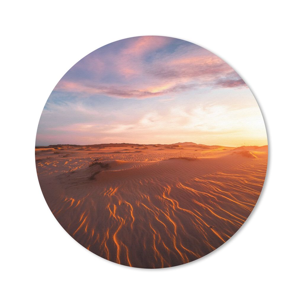 MuchoWow Mauspad Mousepad Sand - Landschaft - Himmel - Wüste 50x50 cm - Mousepads - Maus Mat - Pad - Mausunterlage - Vinyl