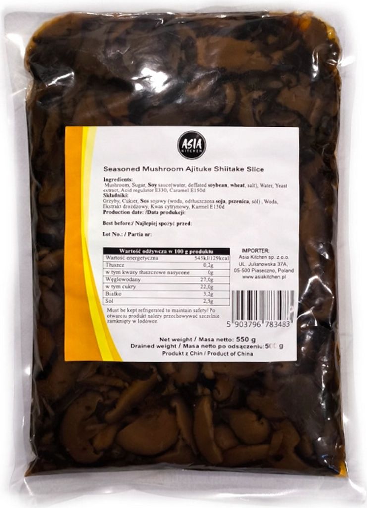 Marinierte Shiitake-Pilze 500g - Asia Kitchen Produktbild 