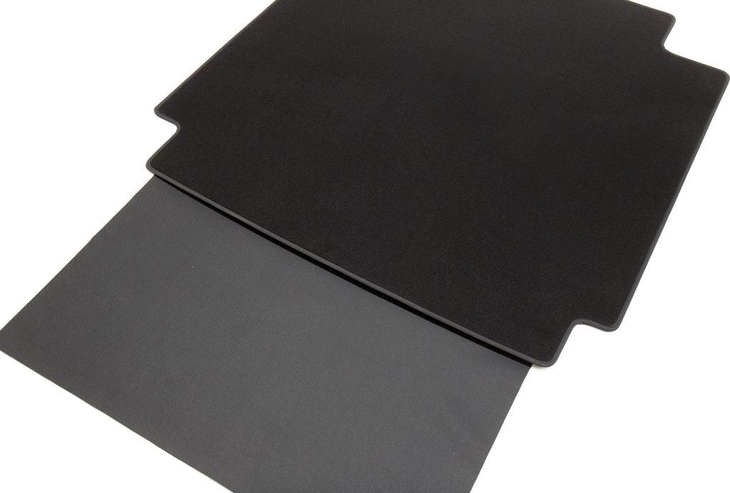 Kofferraummatte mit Ladekantenschutz passend für Lexus NX AZ1 Bj. 2014-2021, Naht:Schwarz