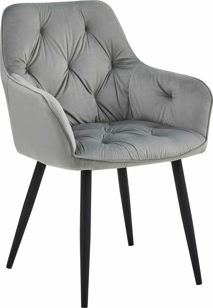 Sedia Elegante Valora JORK Silver Grey x1 - Interior Design di Classe