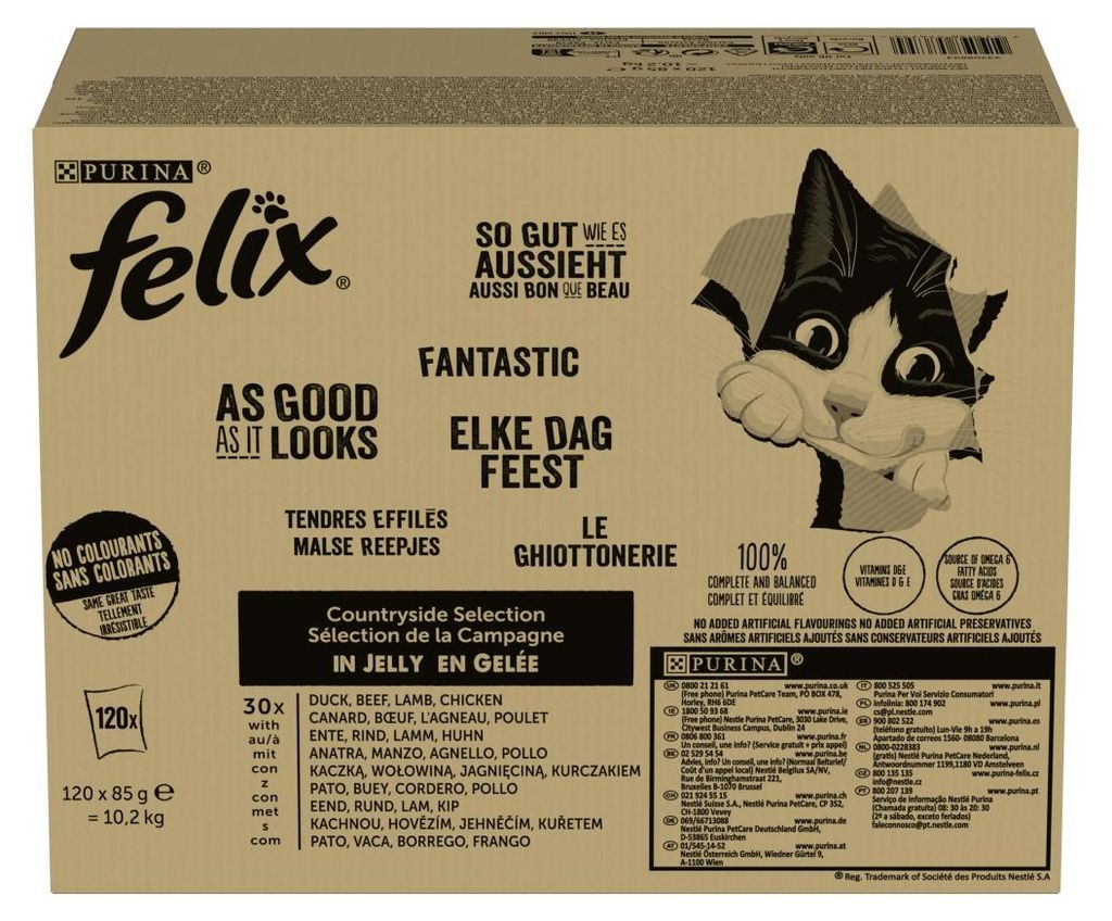 PURINA Felix Countryside Selection - mokra karma dla kotów Zdjęcie produktu 