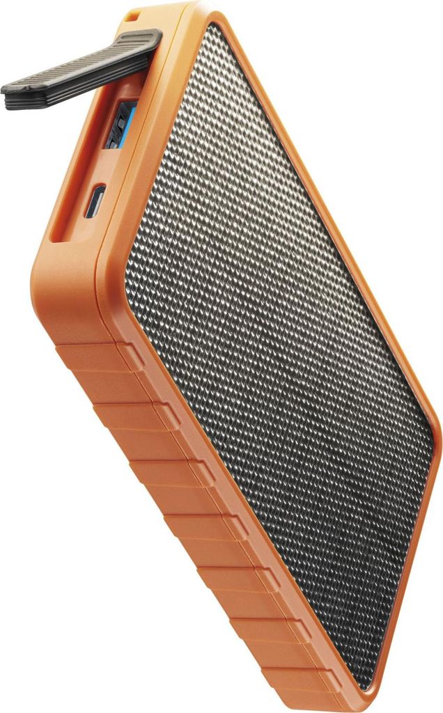 Cellularline Solar Charger Power Bank 10.000mAh Orange Produktbild 