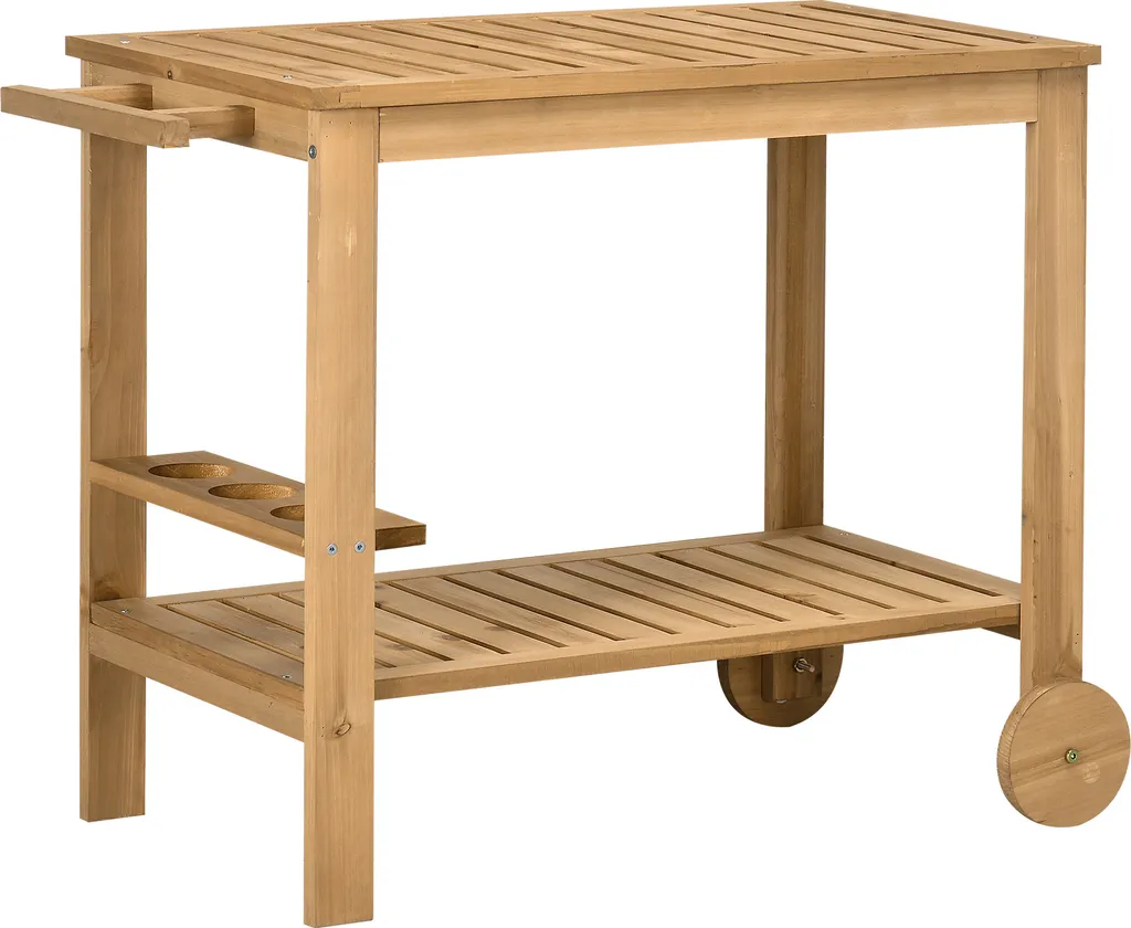 Desserte de Jardin Mobile pour Plancha : Ne Manquez Plus de Place !