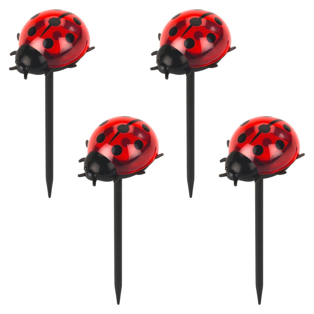 Maximex Solar LED Gartenstecker Marienkäfer, 4er Set, rote Produktbild 