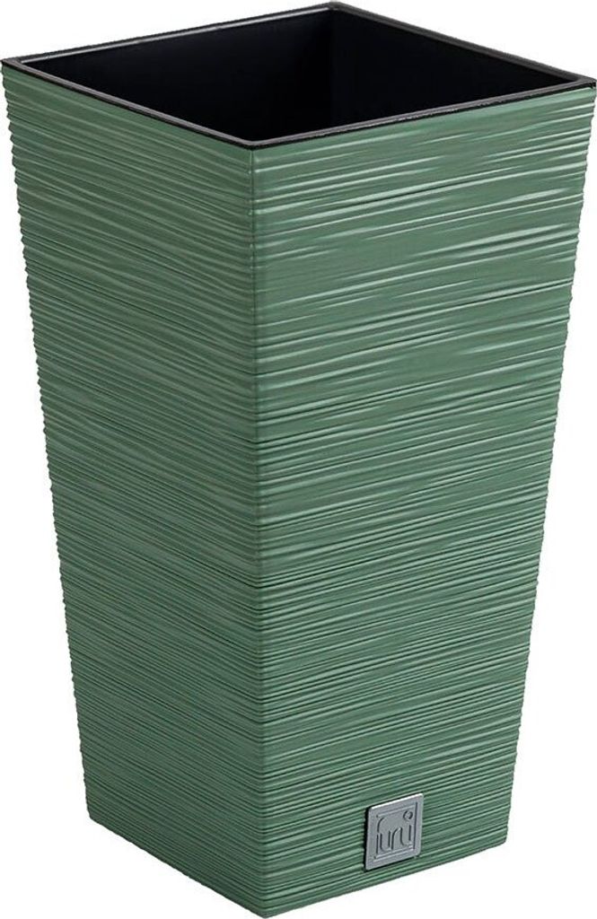 Bloempot, plantenbak, model FURU, vierkant, balkonbak, Productafbeelding 