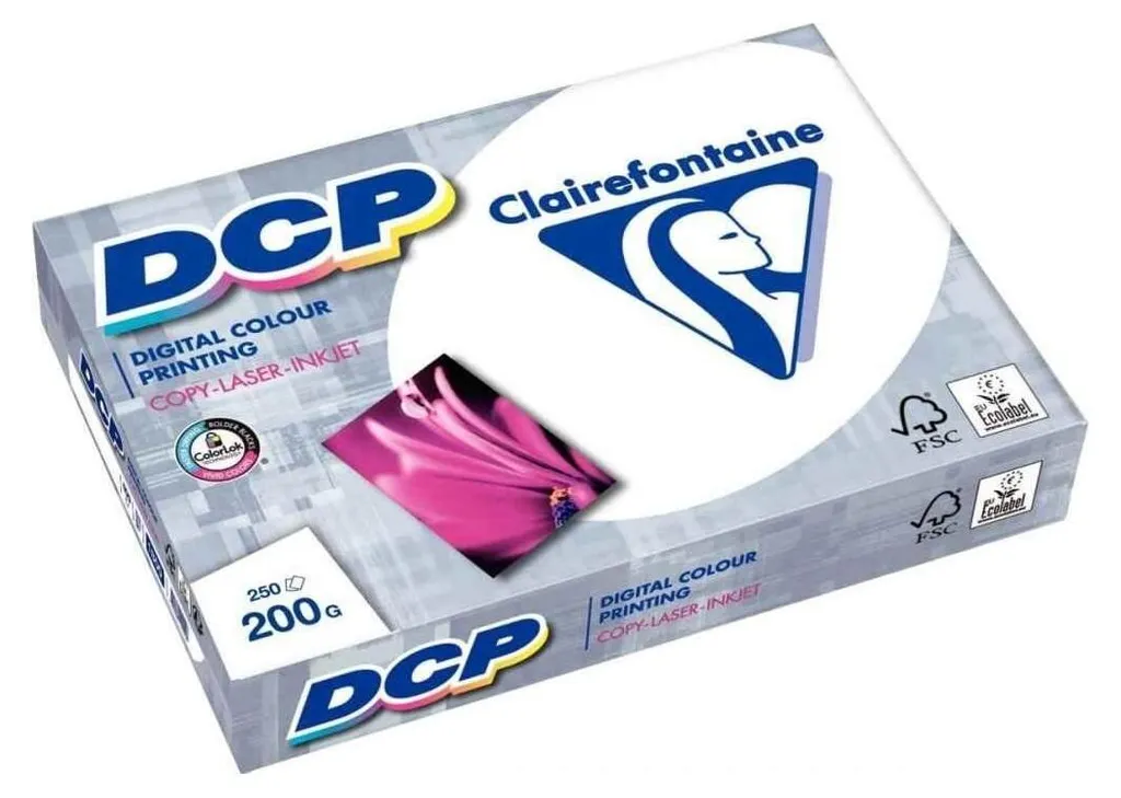Papier Cartonné A3 200g Clairalfa 1808C Blanc pour Dossiers de Prestige