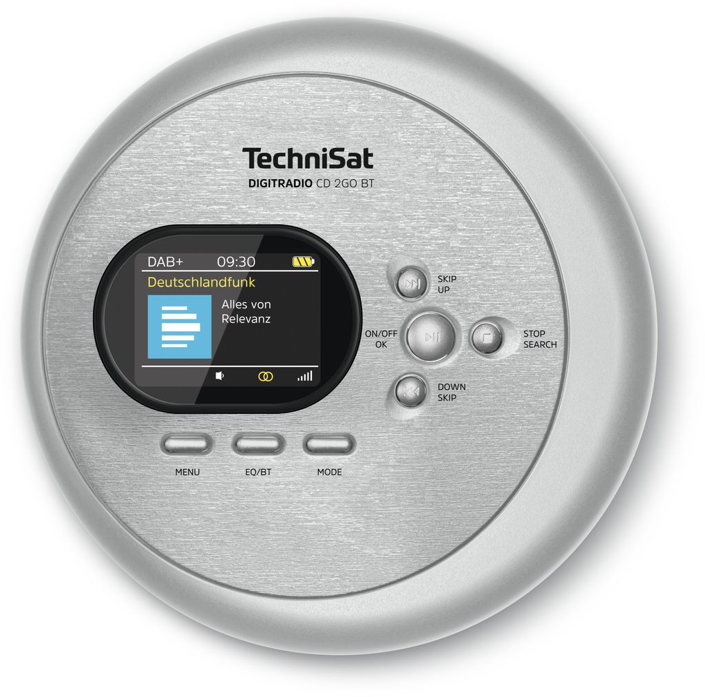 TechniSat Digitradio DAB+ silber 2Go CD BT