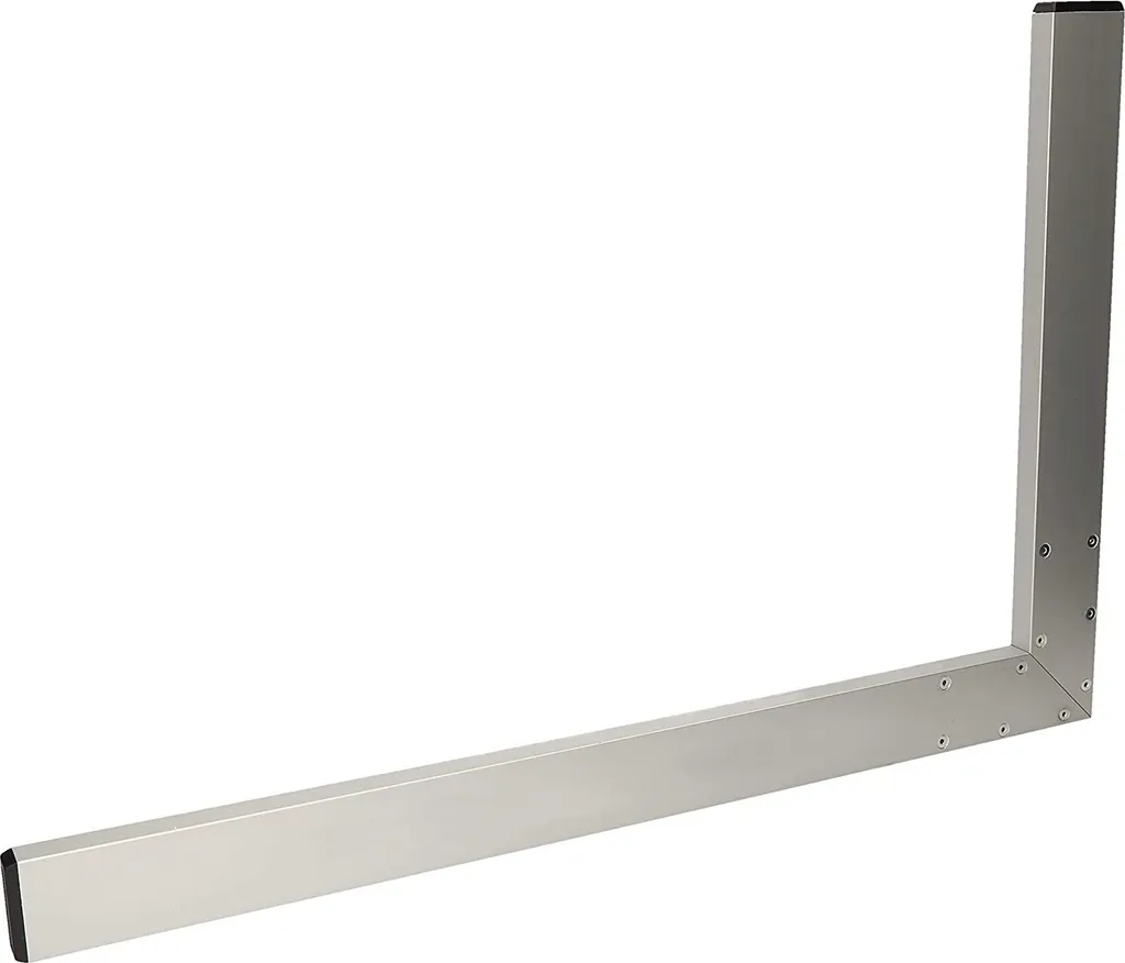 Équerre de maçon 60x40cm Cornière de chantier renforcée en aluminium
