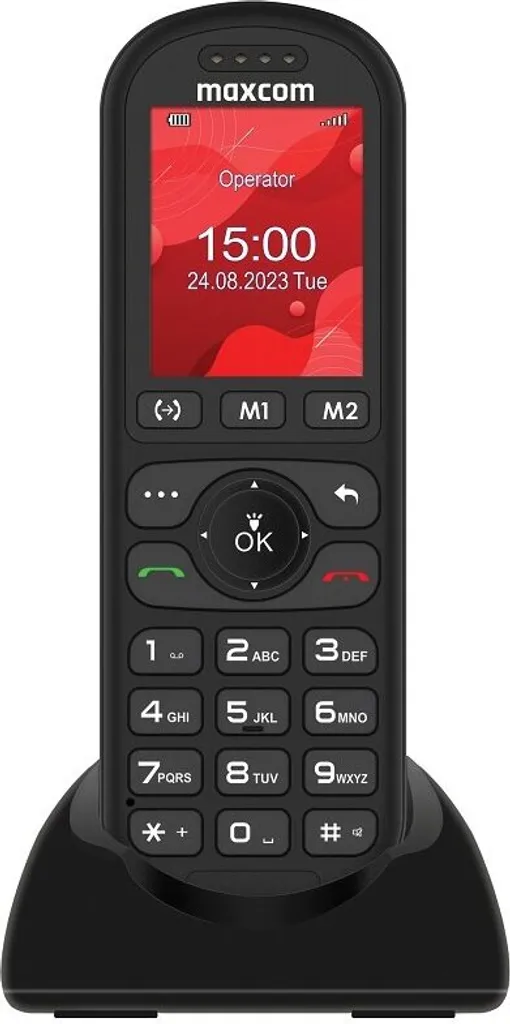 Maxcom Comfort MM39D Téléphone de bureau 4G avec grand écran couleur