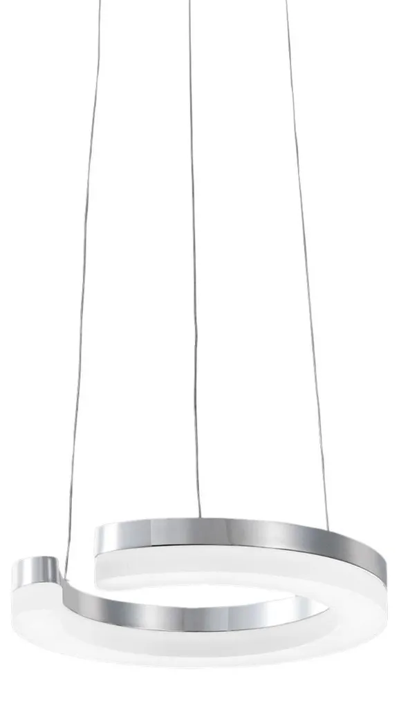 Lampe suspendue Blunder métal et chrome - Éclairage intérieur Italux