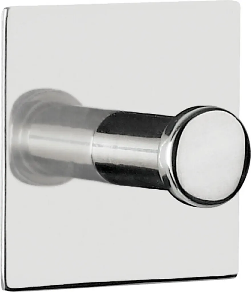 Porte Serviette sans Perçage Spirella Punt Inox 45mm, Fixation Garantie