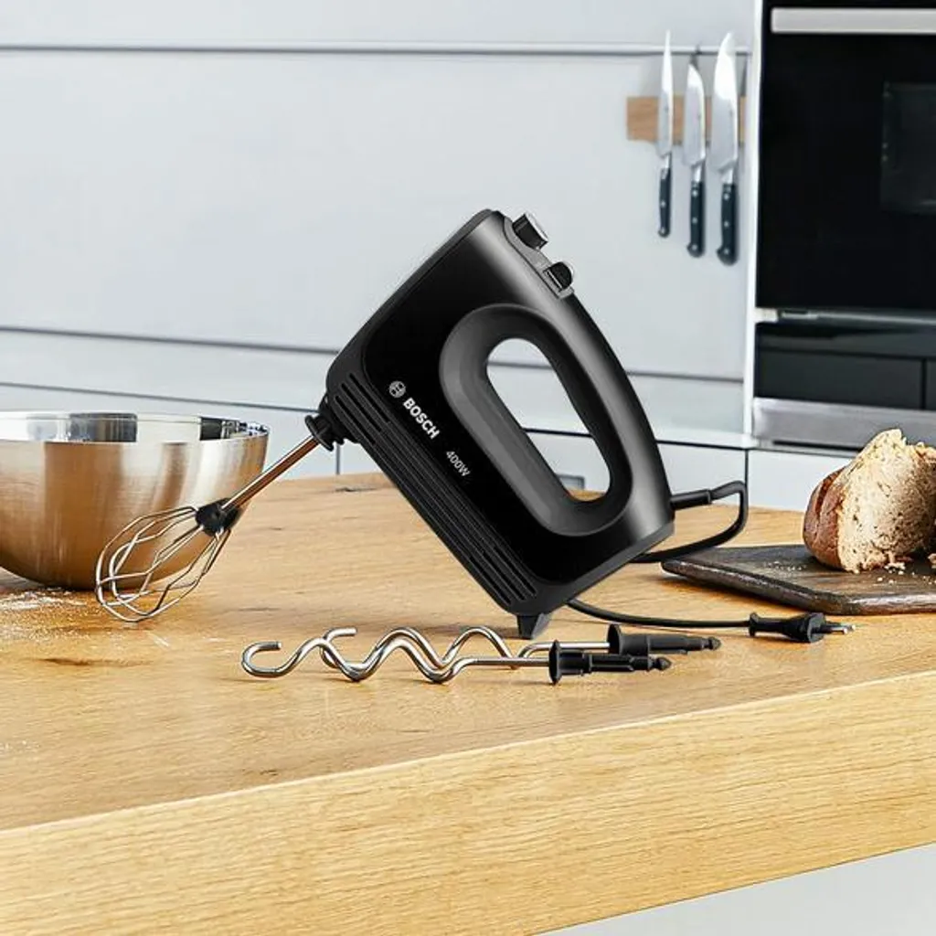 Batteur Électrique Bosch 400W Idéal pour Pâtisseries et Pâtes Légères - 12