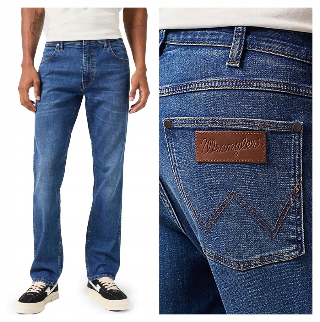 Wrangler | GREENSBORO W30 L34 Herren-Jeans mit geradem Schnitt
