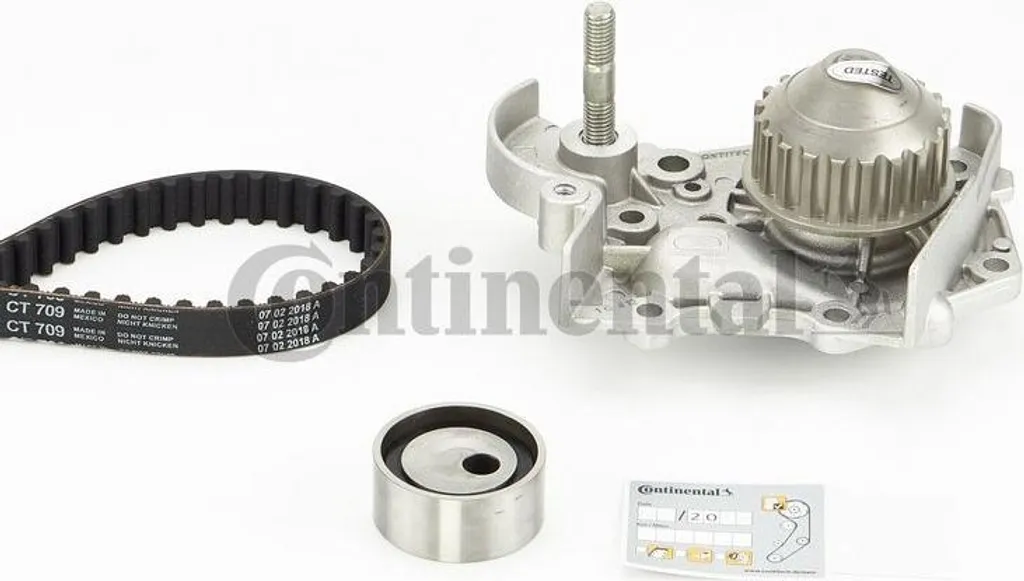 Kit Distribution Continental CT709WP2 avec Pompe à Eau Renforcée OE
