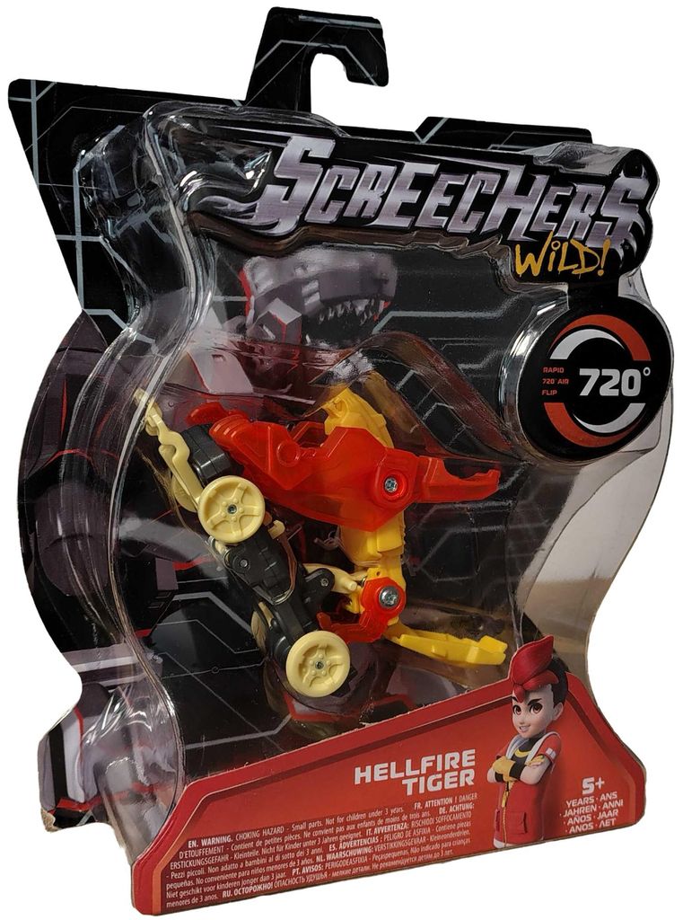 Screechers Wild ! Le véhicule Tigger transformable « Feu de Image du produit 