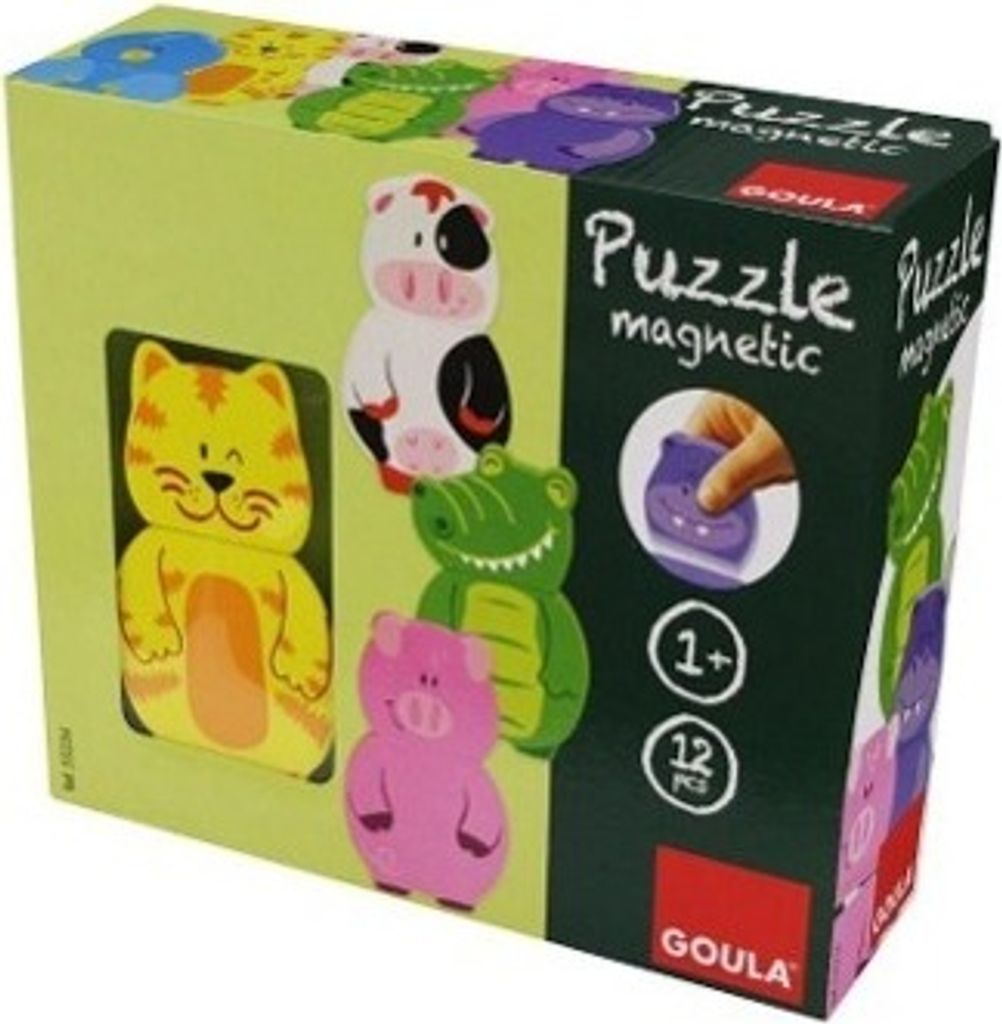 Goula Magnetisches Holzpuzzle Tiere Produktbild 