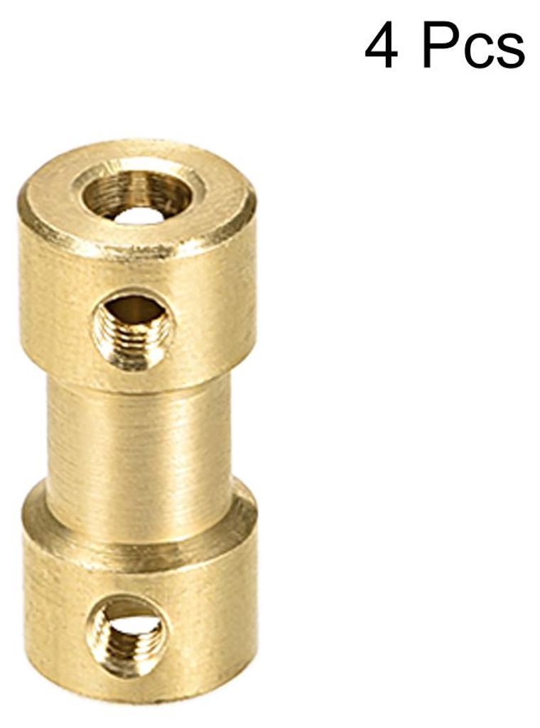 4 Stš¹ck Kupfer Wellenkupplung Verbinder 4mm bis 4mm Bohrung Starre Kupplung, 20 mm L?nge 9 mm Durchm. Messington