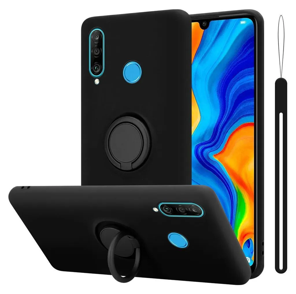Cover Huawei P30 LITE Cadorabo Nera - Protezione TPU Flessibile
